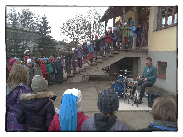 Schlagzeuglehrer Sebastian Helbig